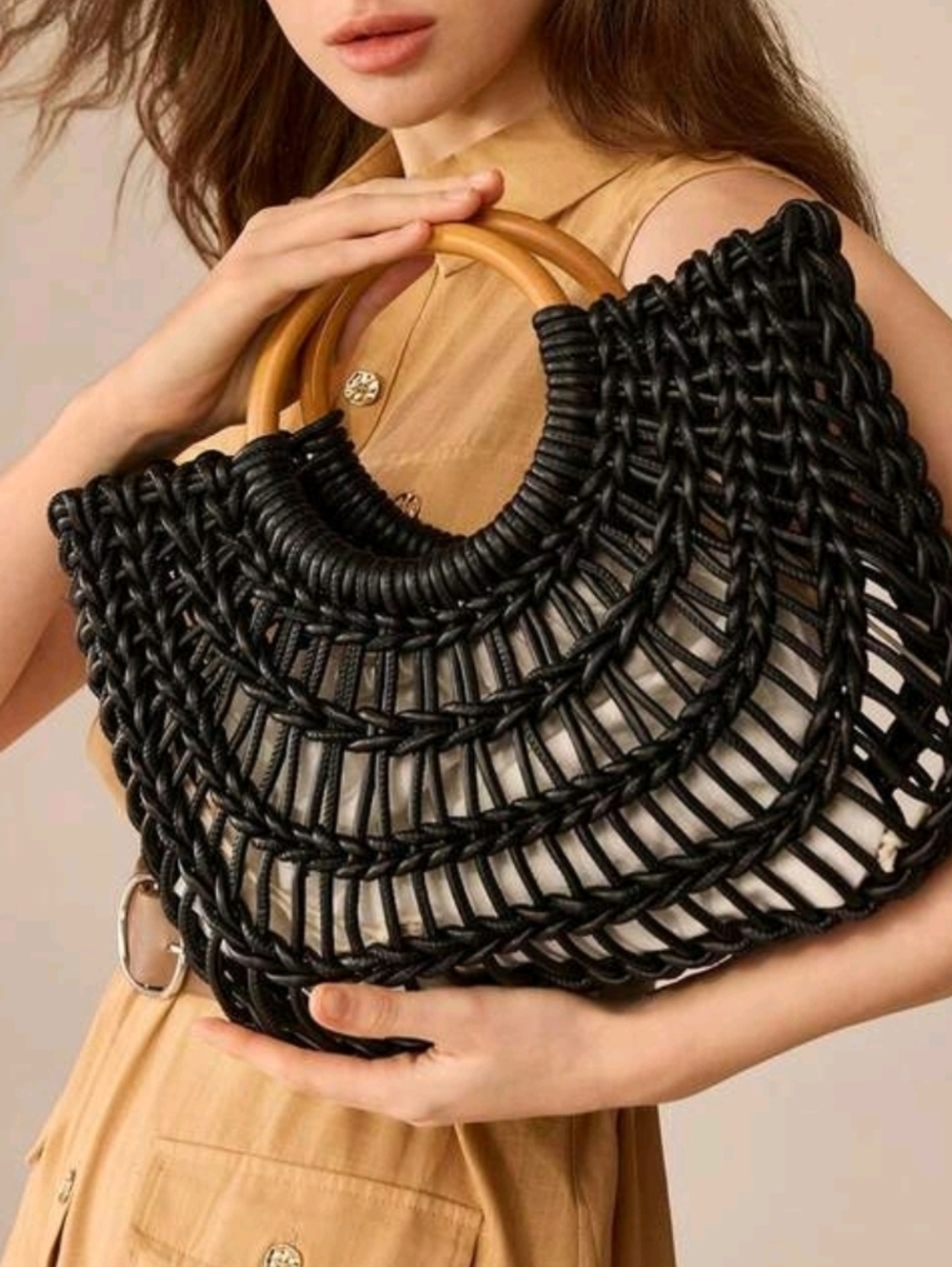 Woven Small Tote